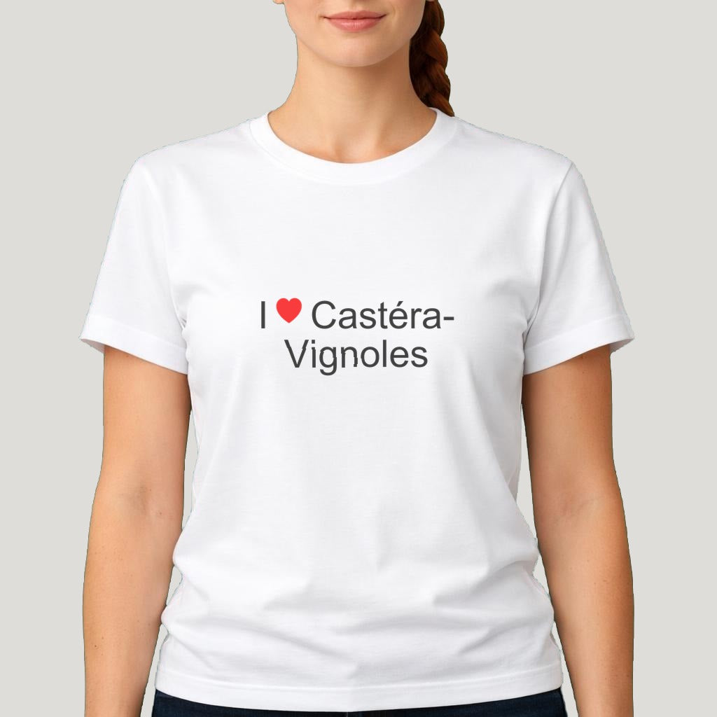 T-shirt I love Castéra-Vignoles