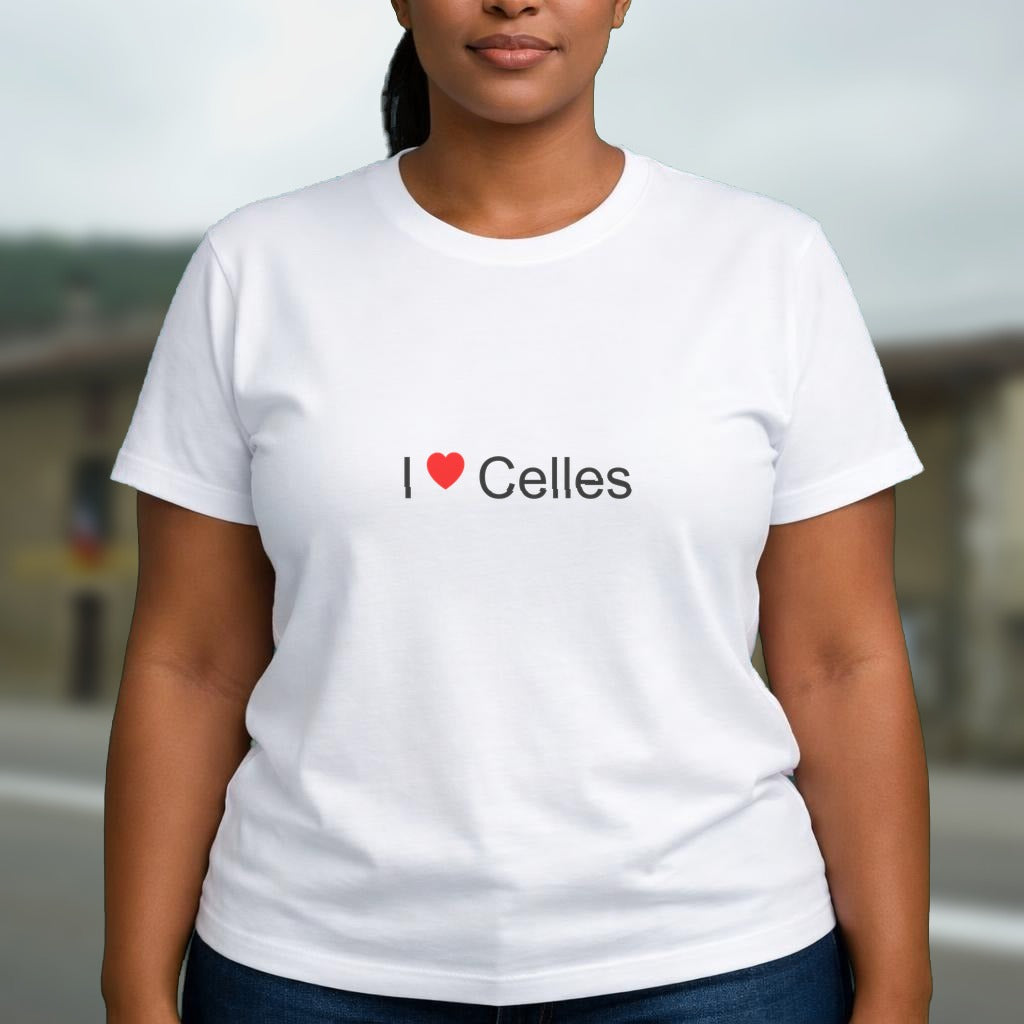 T-shirt I love Celles (09)
