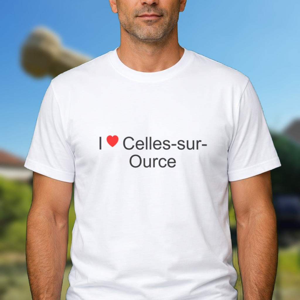 T-shirt I love Celles-sur-Ource porté
