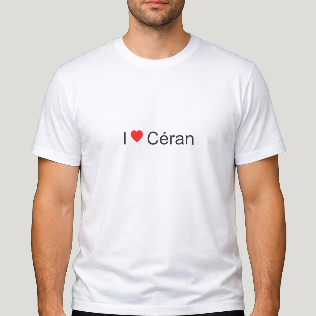 T-shirt I love Céran