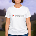T-shirt I love Champeaux (35)