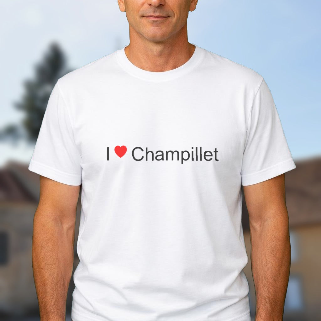 T-shirt I love Champillet