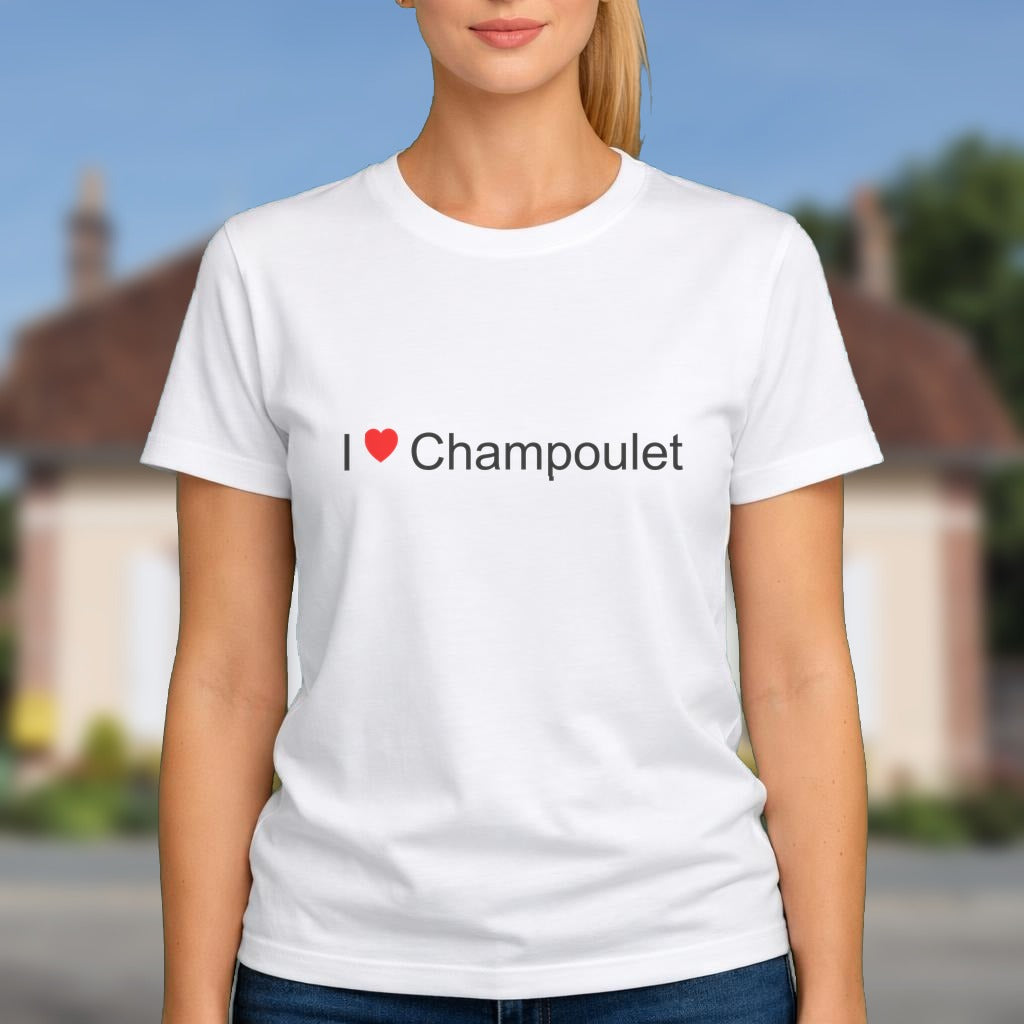 T-shirt I love Champoulet