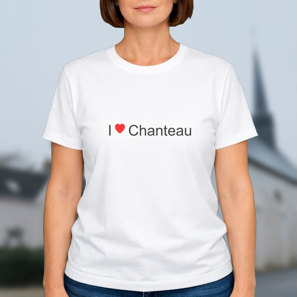 T-shirt I love Chanteau