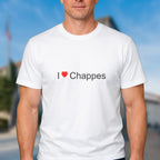 T-shirt I love Chappes (63) porté