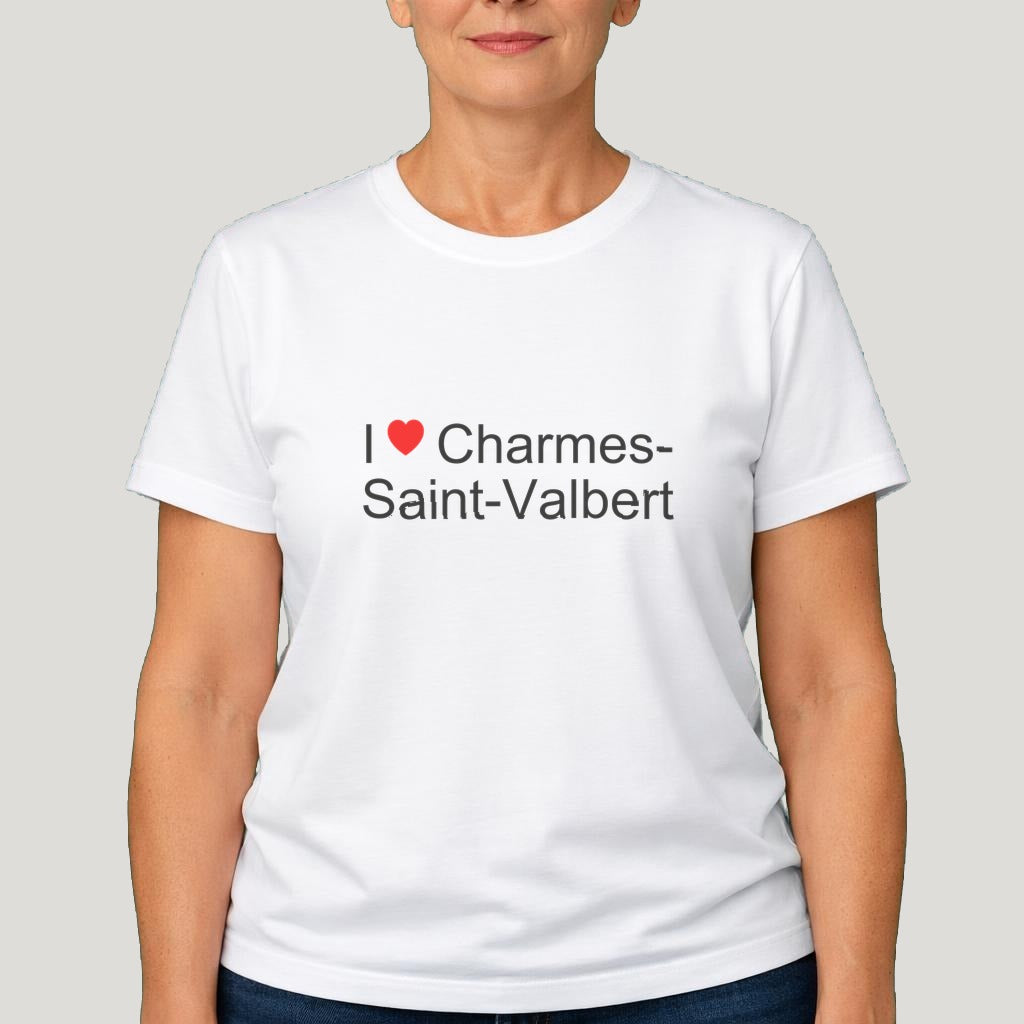 T-shirt I love Charmes-Saint-Valbert