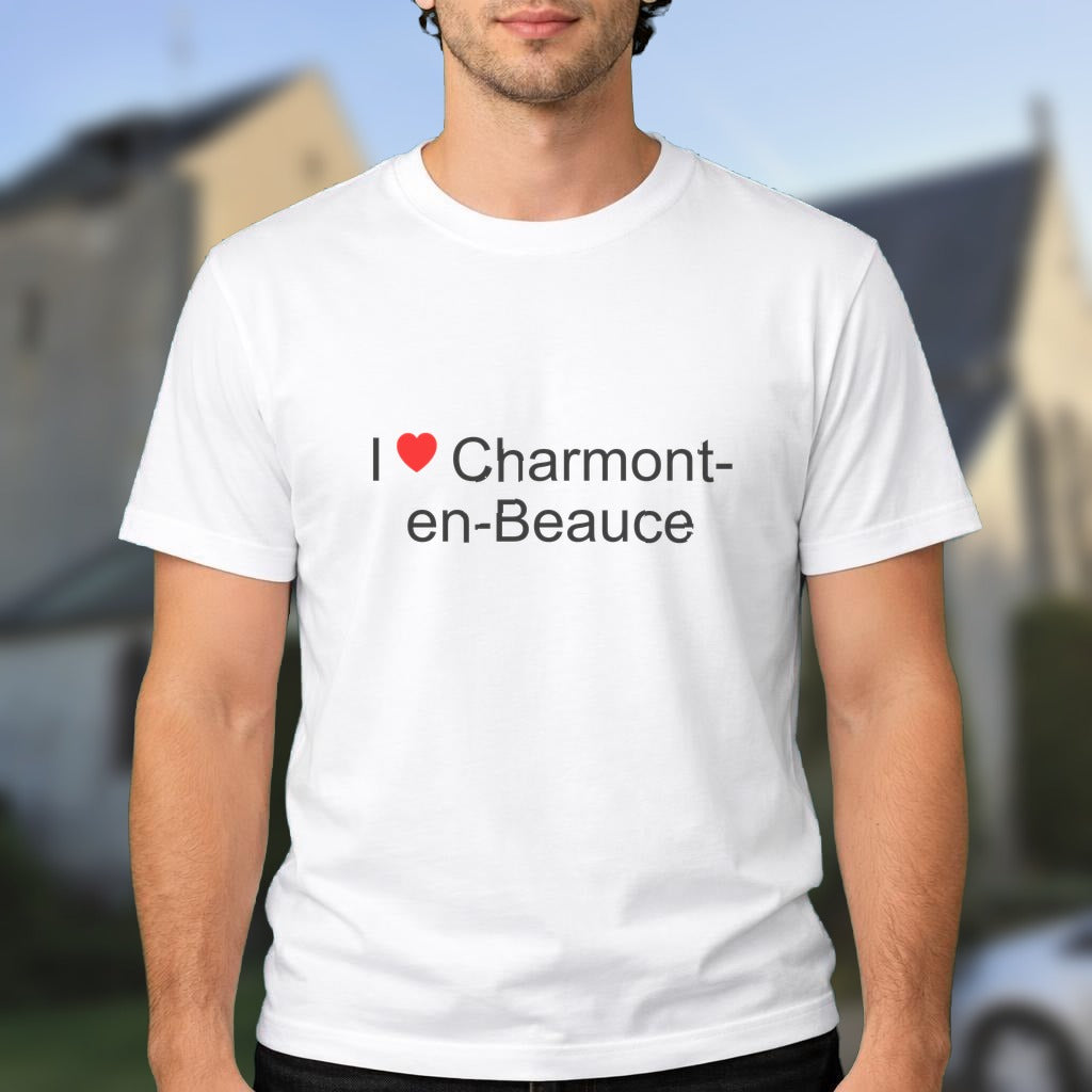 T-shirt I love Charmont-en-Beauce