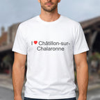 T-shirt I love Châtillon-sur-Chalaronne porté