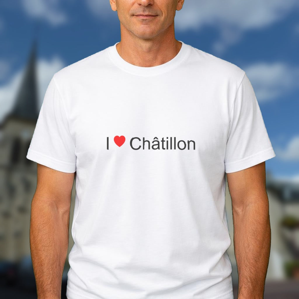 T-shirt I love Châtillon