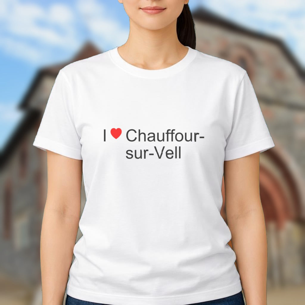 T-shirt I love Chauffour-sur-Vell