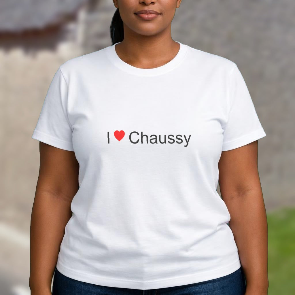 T-shirt I love Chaussy (45)