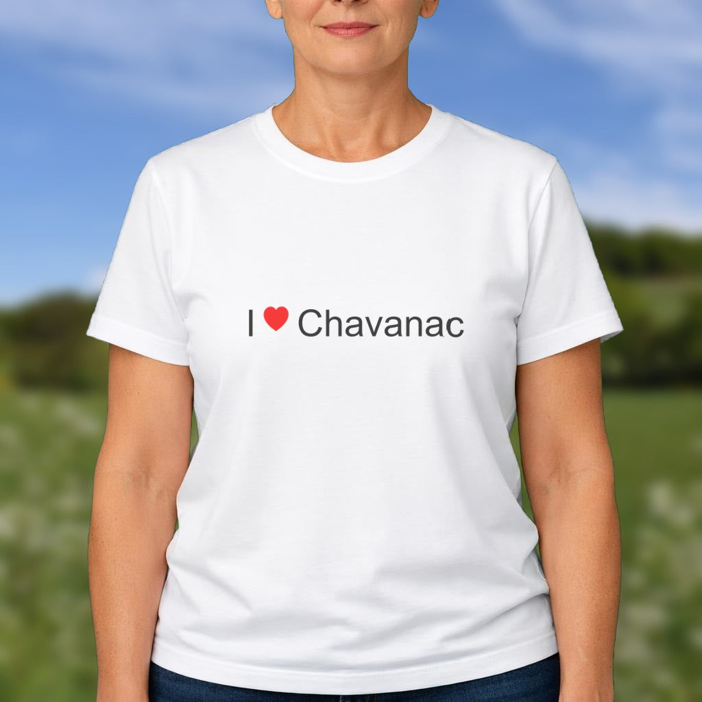 T-shirt I love Chavanac