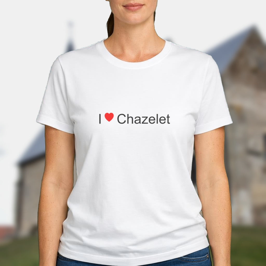 T-shirt I love Chazelet