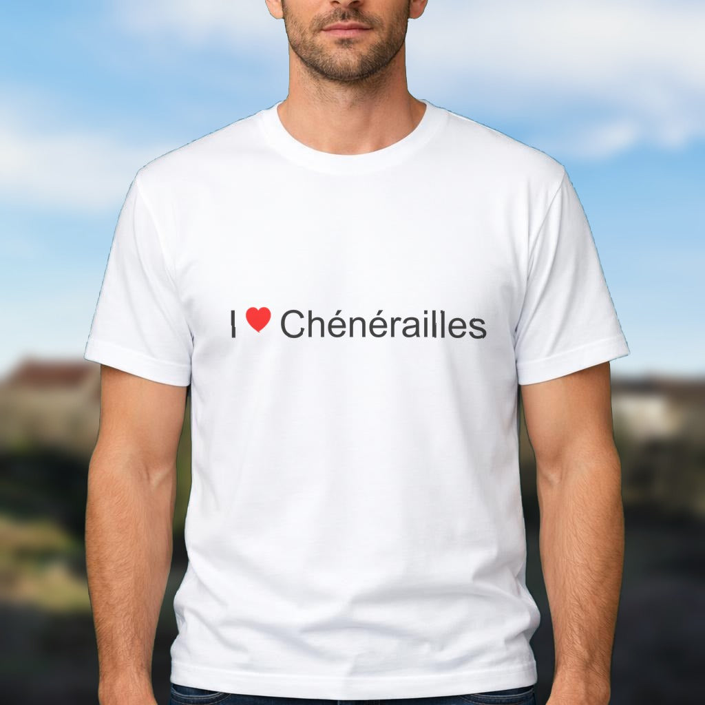 T-shirt I love Chénérailles