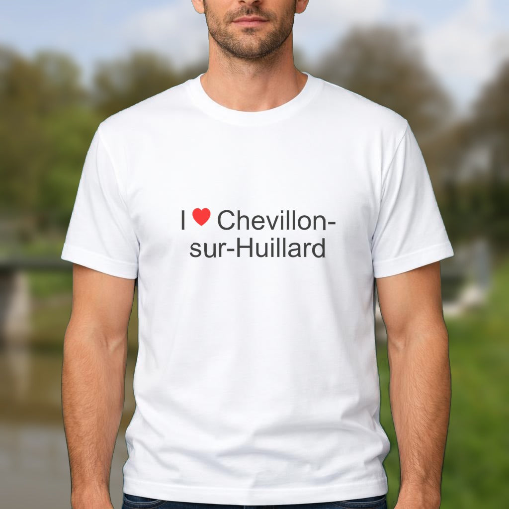 T-shirt I love Chevillon-sur-Huillard