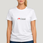 T-shirt I love Cissé
