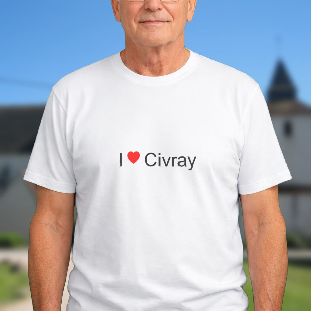 T-shirt I love Civray (18)