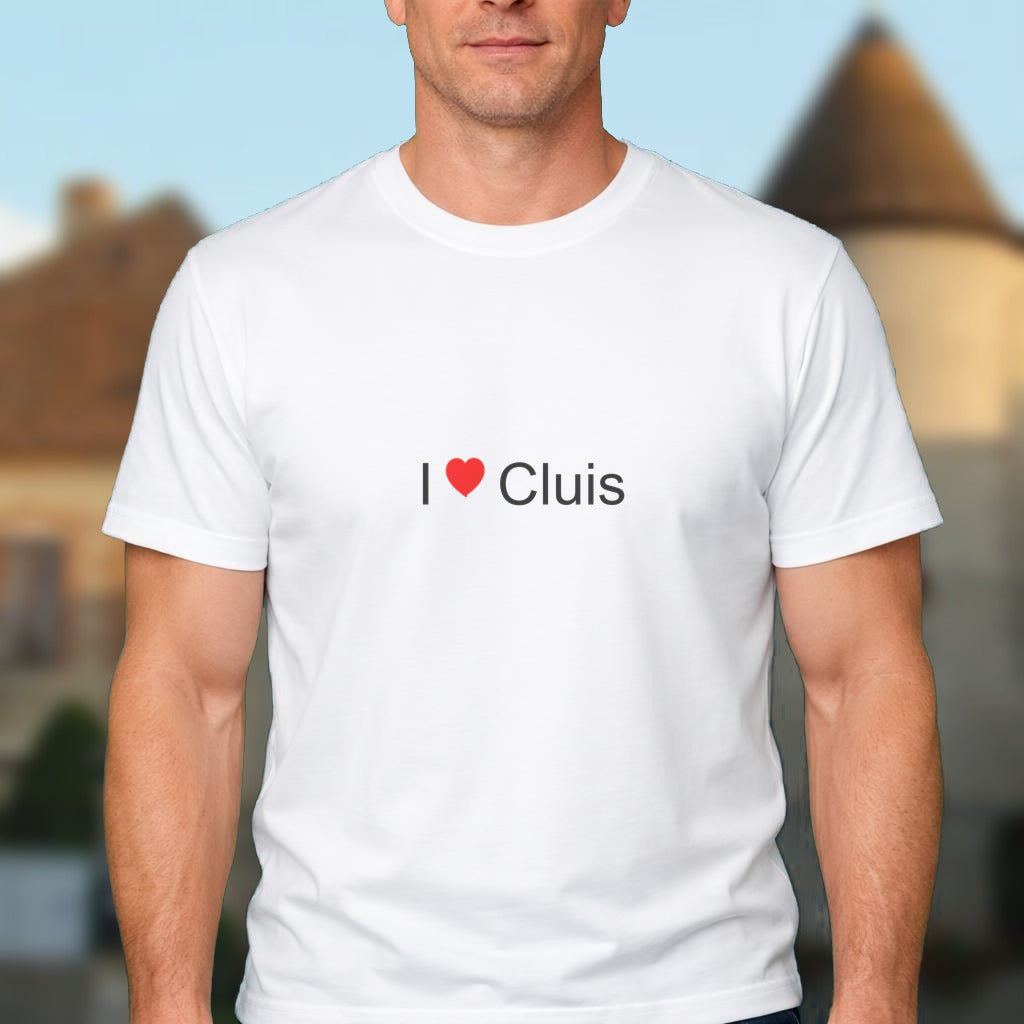 T-shirt I love Cluis