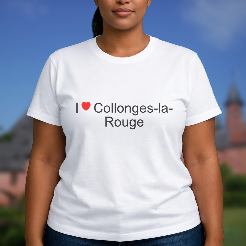 T-shirt I love Collonges-la-Rouge