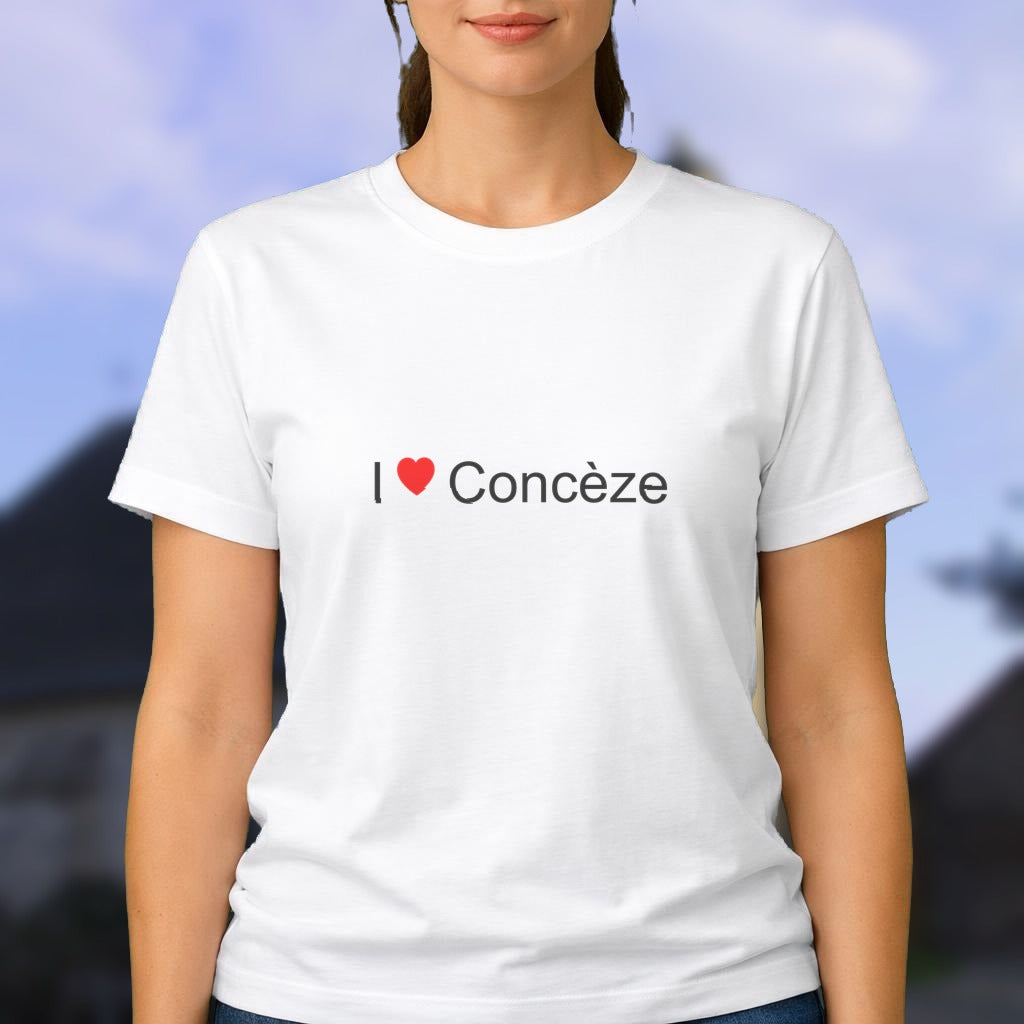 T-shirt I love Concèze