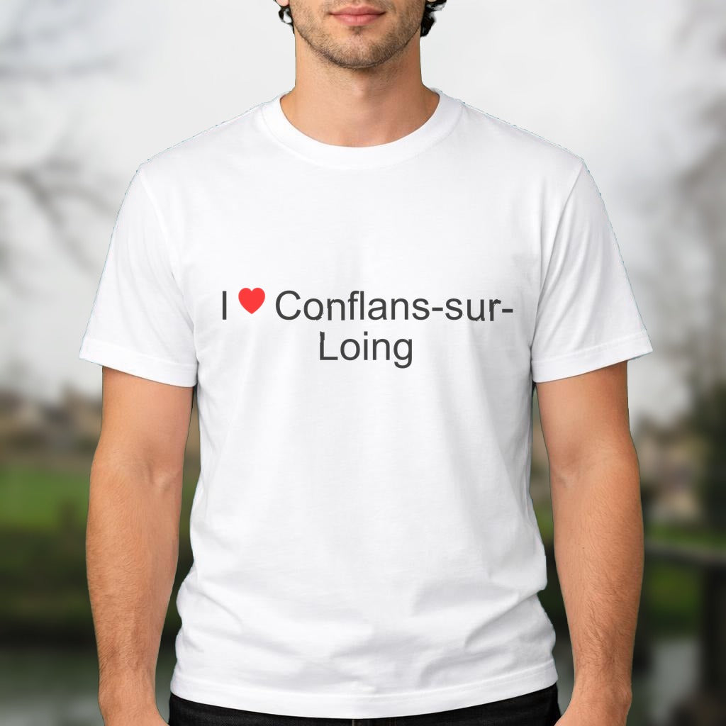T-shirt I love Conflans-sur-Loing