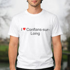 T-shirt I love Conflans-sur-Loing