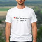 T-shirt I love Corbières-en-Provence porté