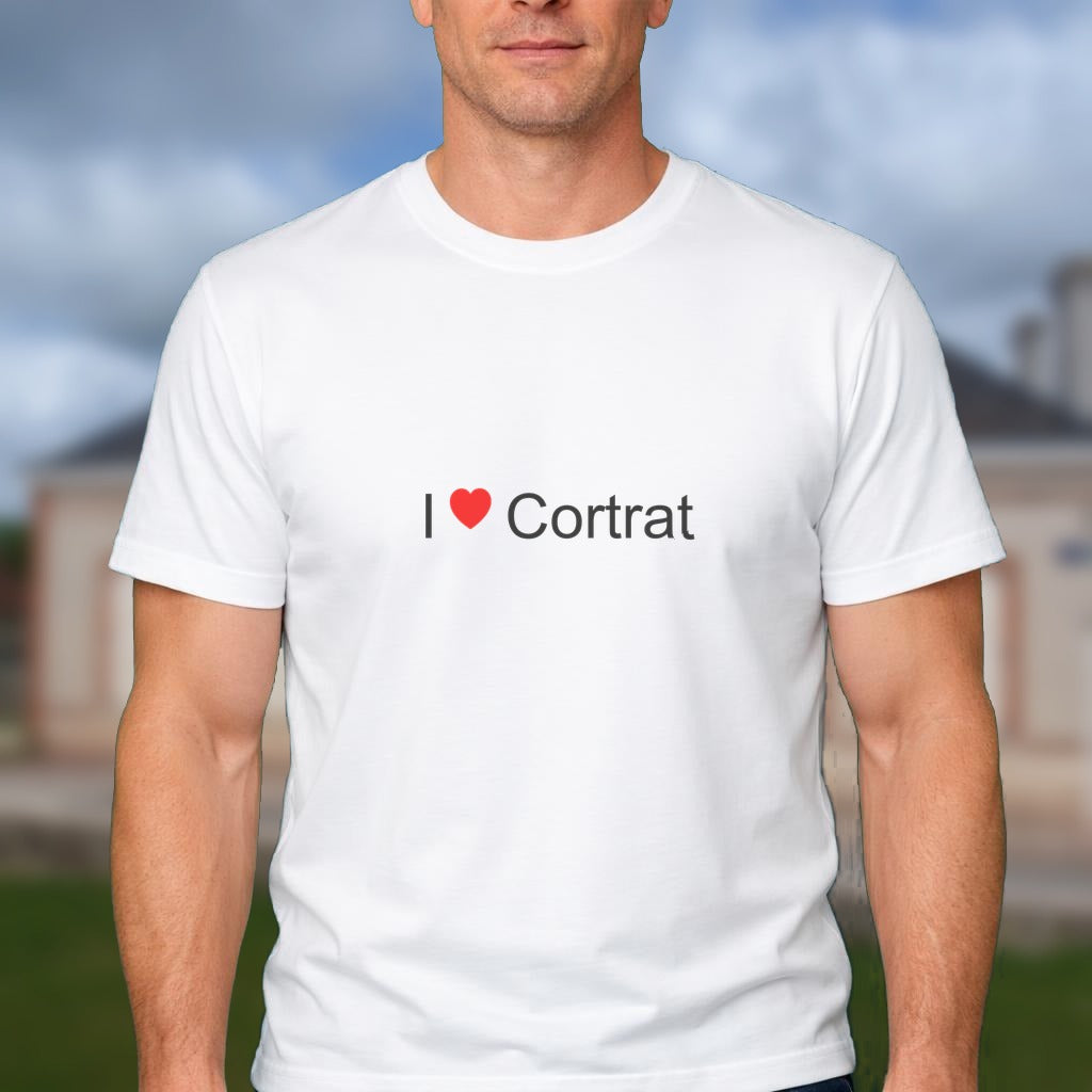 T-shirt I love Cortrat