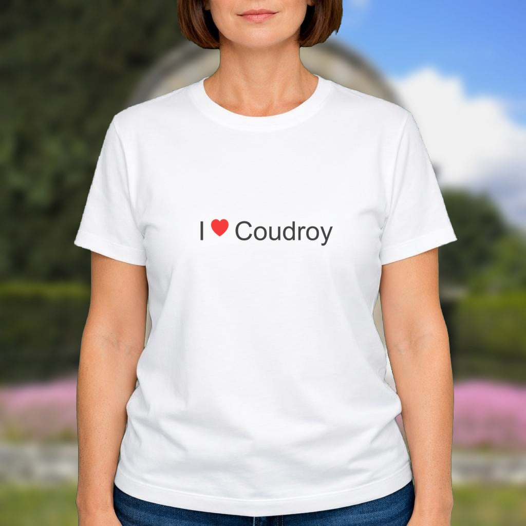 T-shirt I love Coudroy