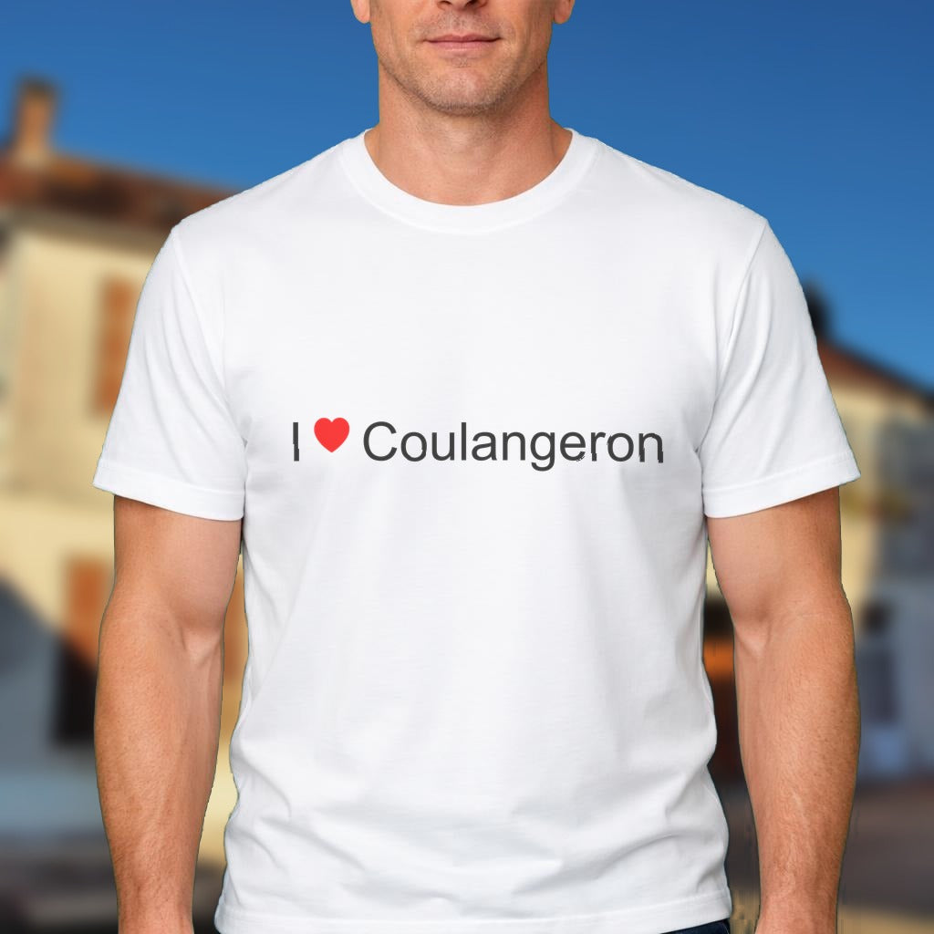 T-shirt I love Coulangeron