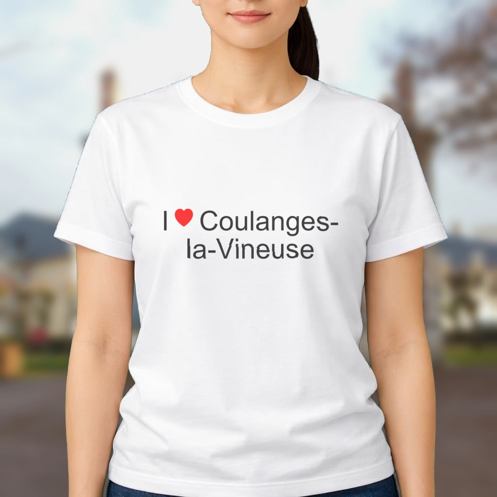T-shirt I love Coulanges-la-Vineuse