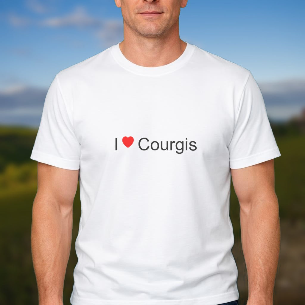 T-shirt I love Courgis