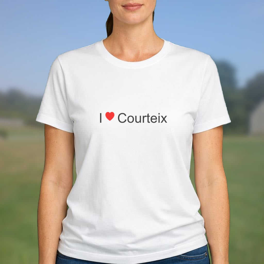 T-shirt I love Courteix