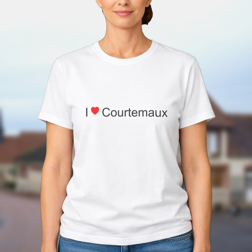 T-shirt I love Courtemaux