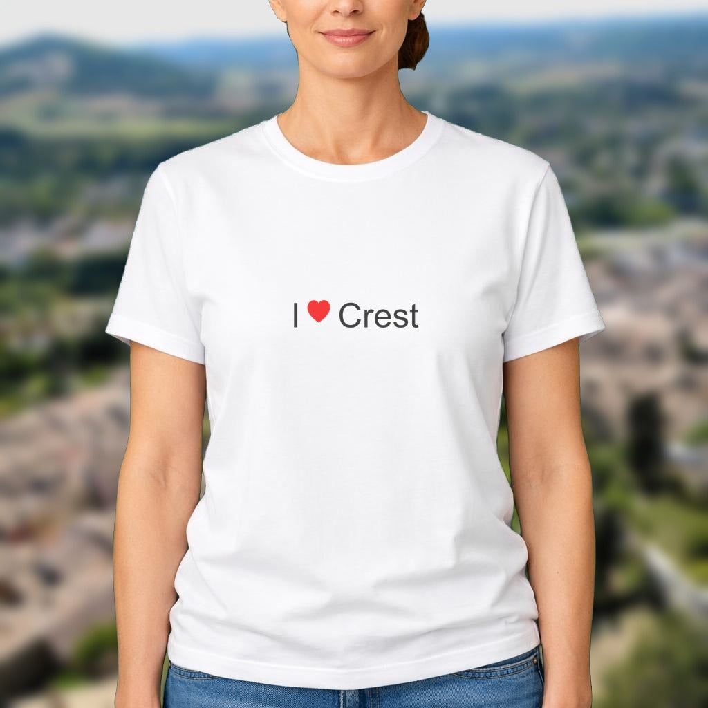 T-shirt I love Crest