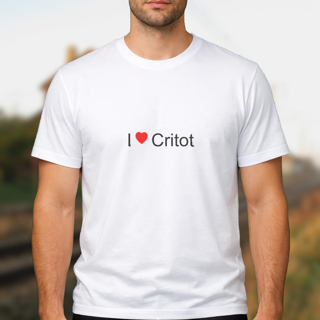 T-shirt I love Critot
