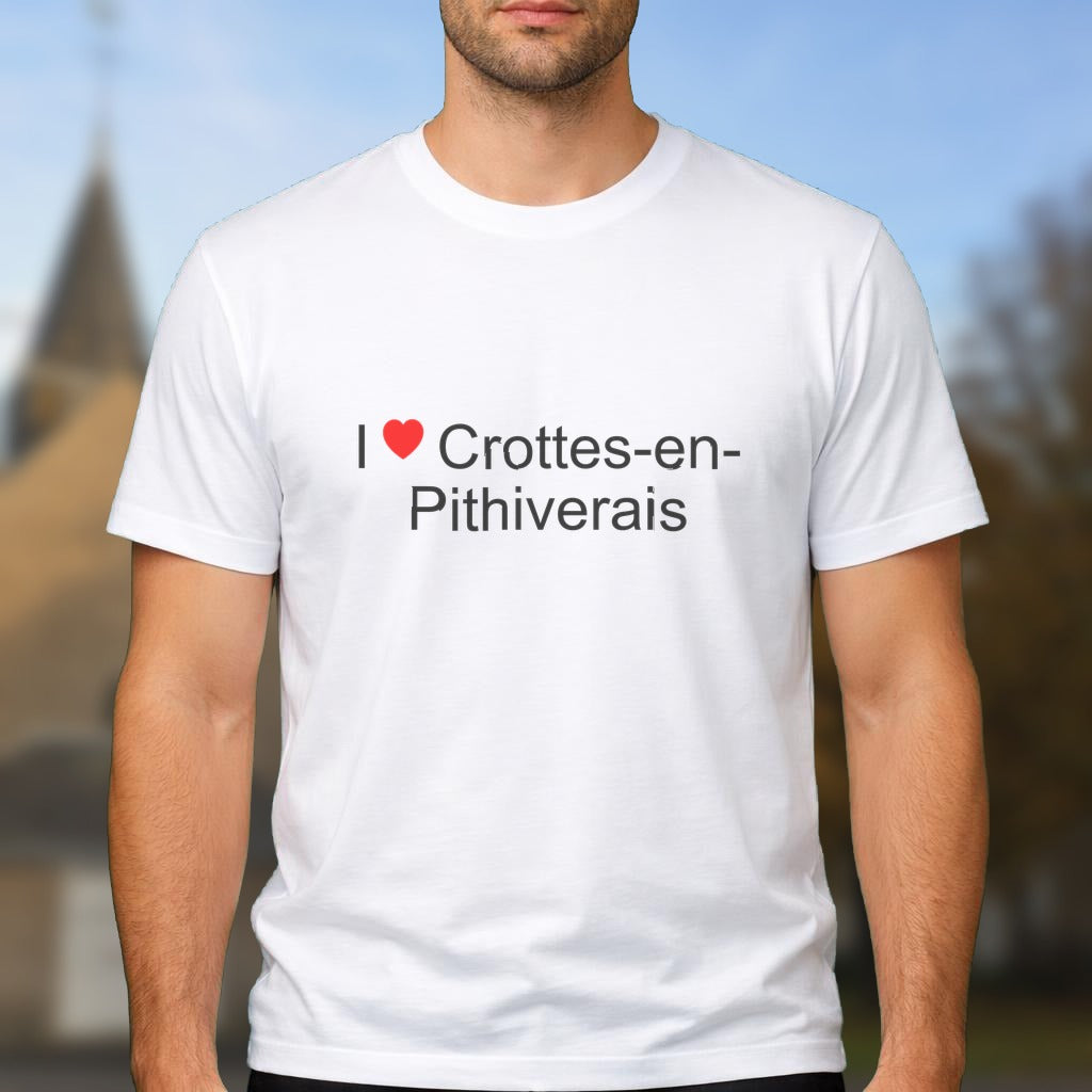 T-shirt I love Crottes-en-Pithiverais