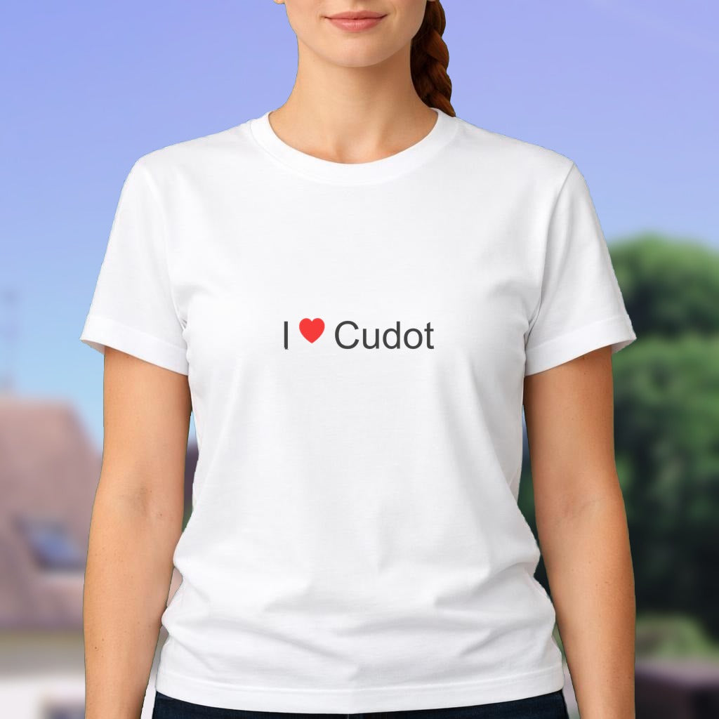 T-shirt I love Cudot