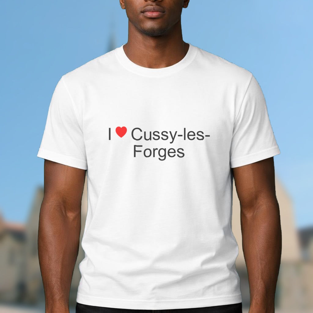 T-shirt I love Cussy-les-Forges