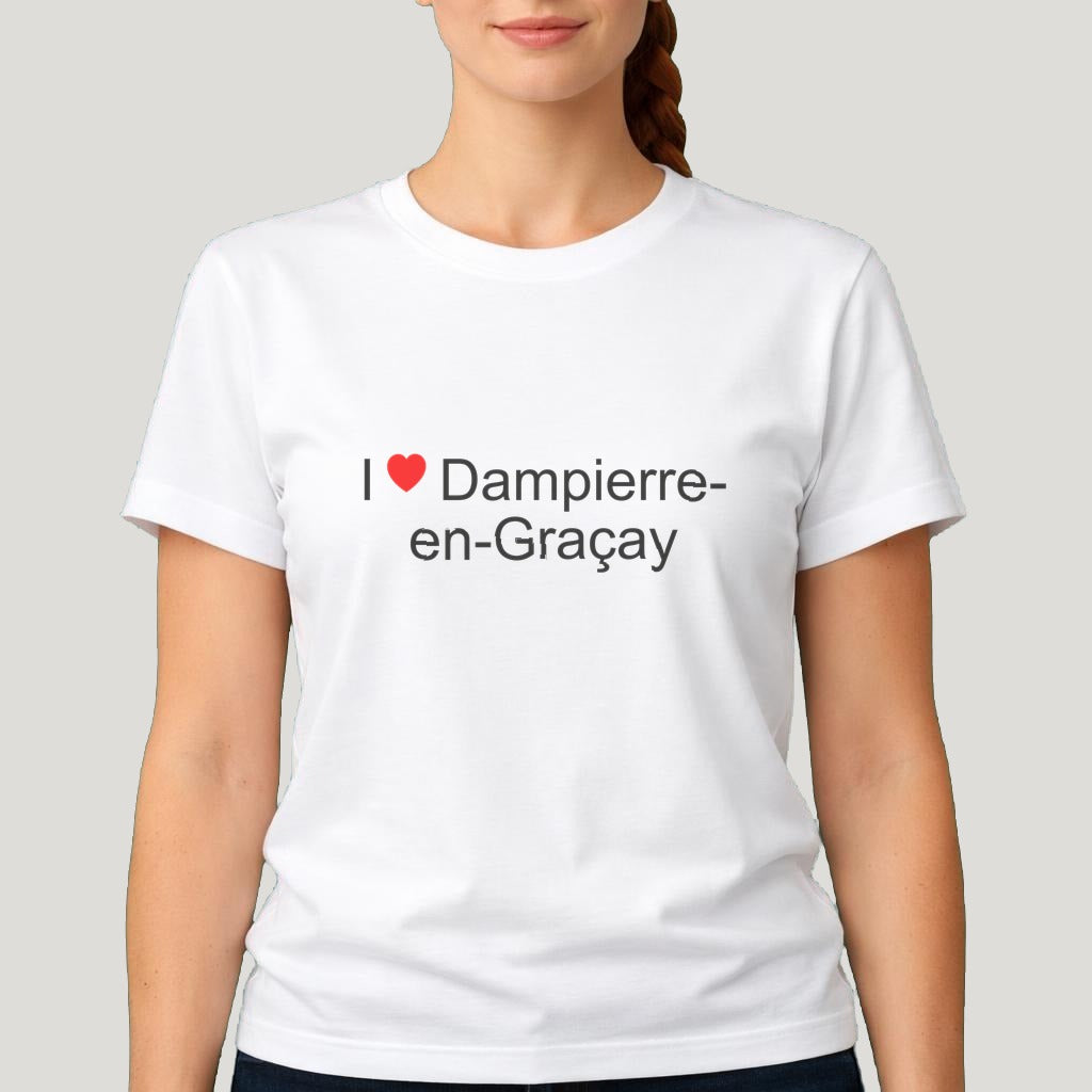 T-shirt I love Dampierre-en-Graçay