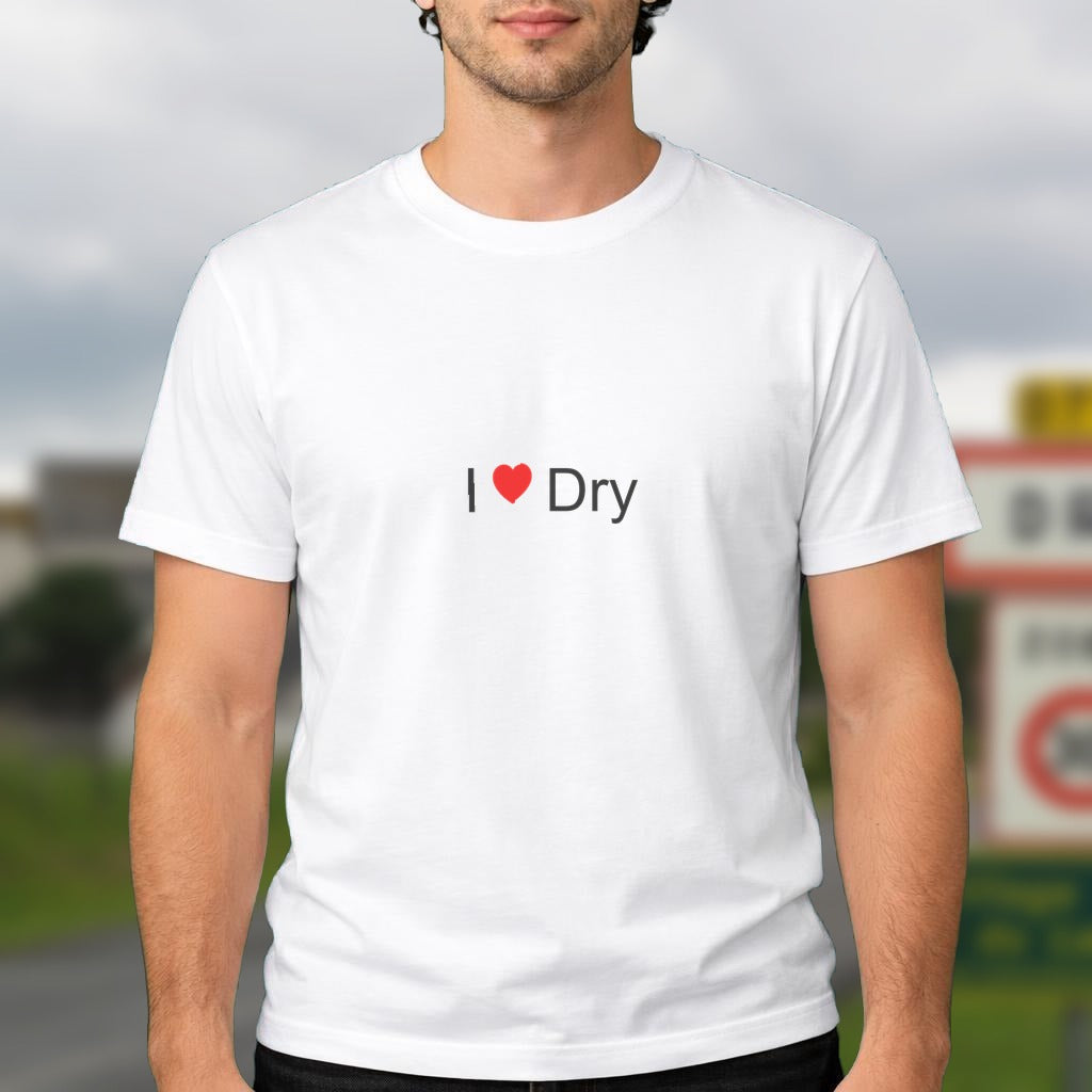 T-shirt I love Dry