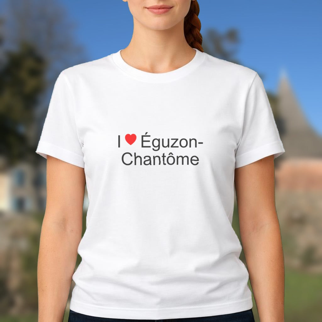 T-shirt I love Éguzon-Chantôme