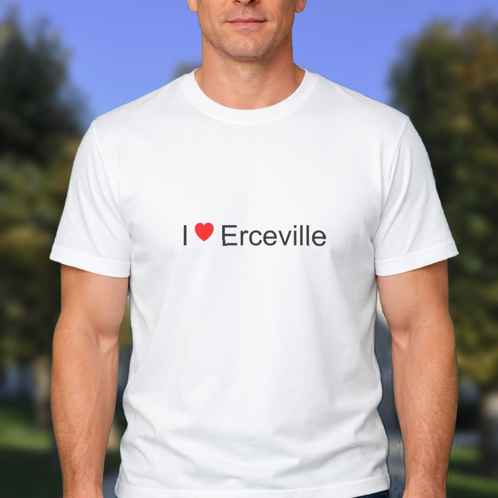 T-shirt I love Erceville