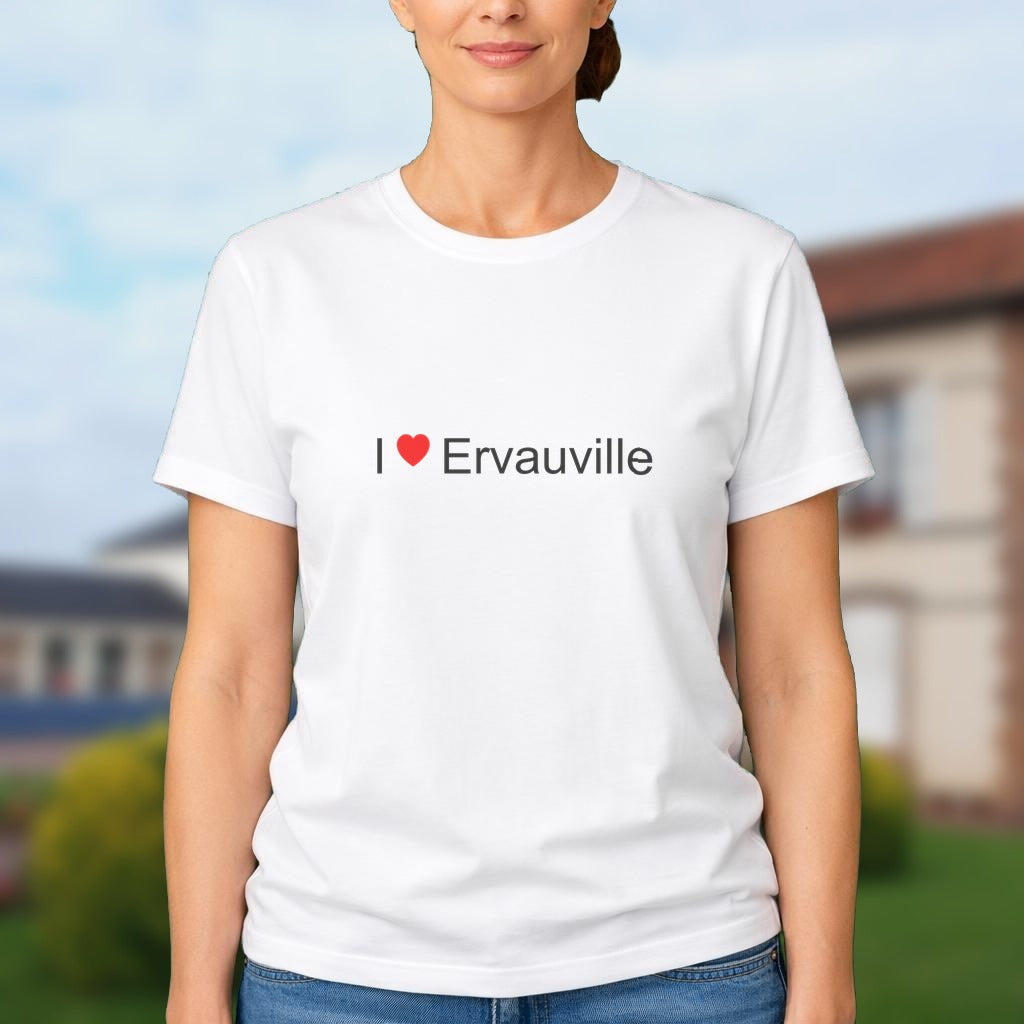 T-shirt I love Ervauville