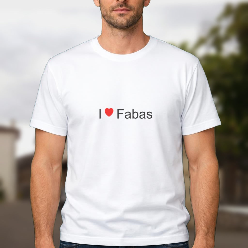 T-shirt I love Fabas