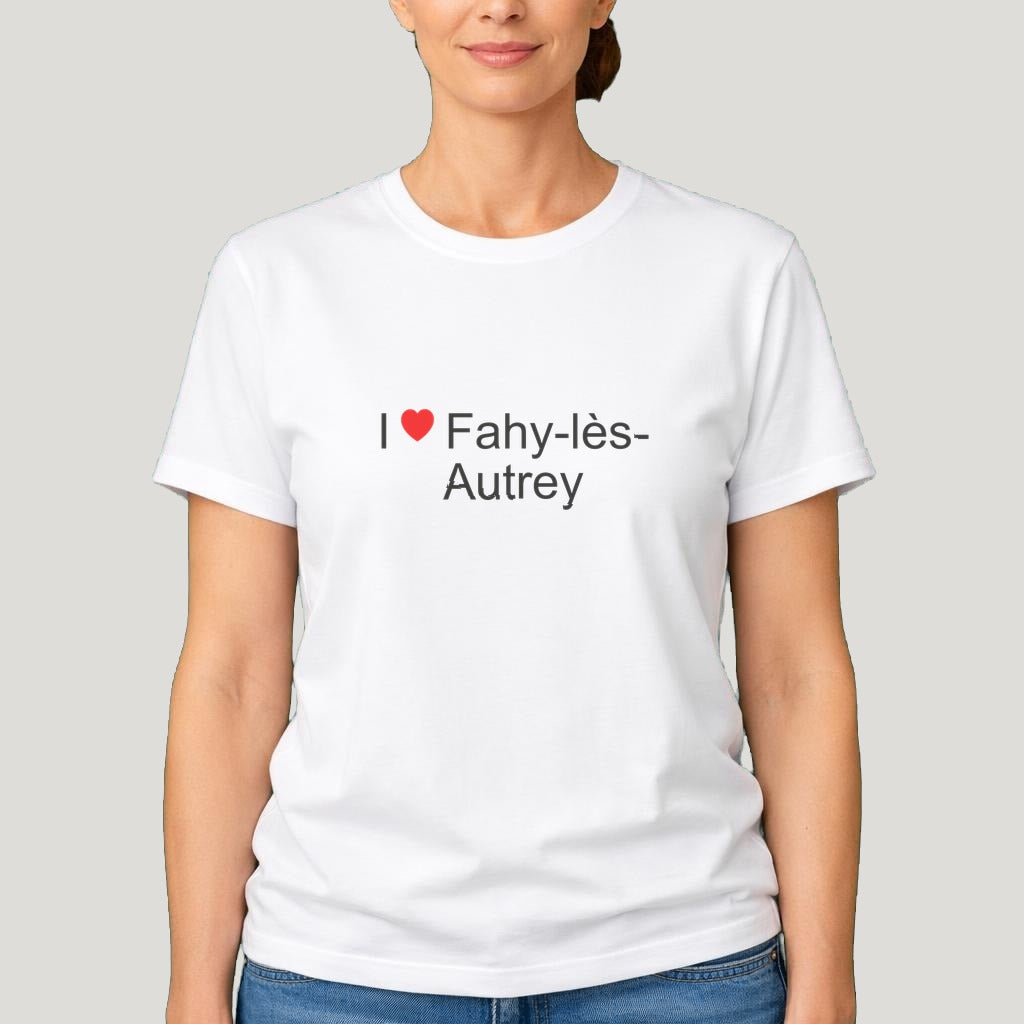 T-shirt I love Fahy-lès-Autrey