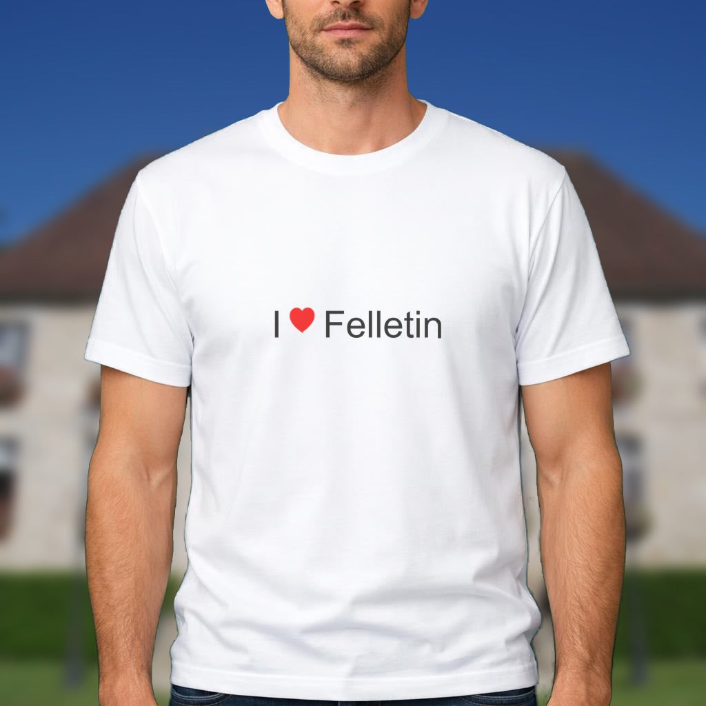 T-shirt I love Felletin