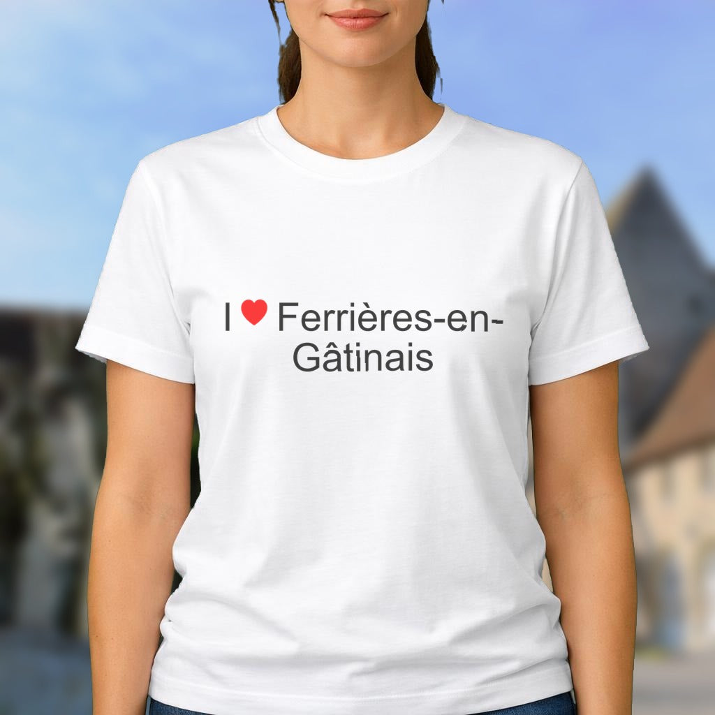 T-shirt I love Ferrières-en-Gâtinais