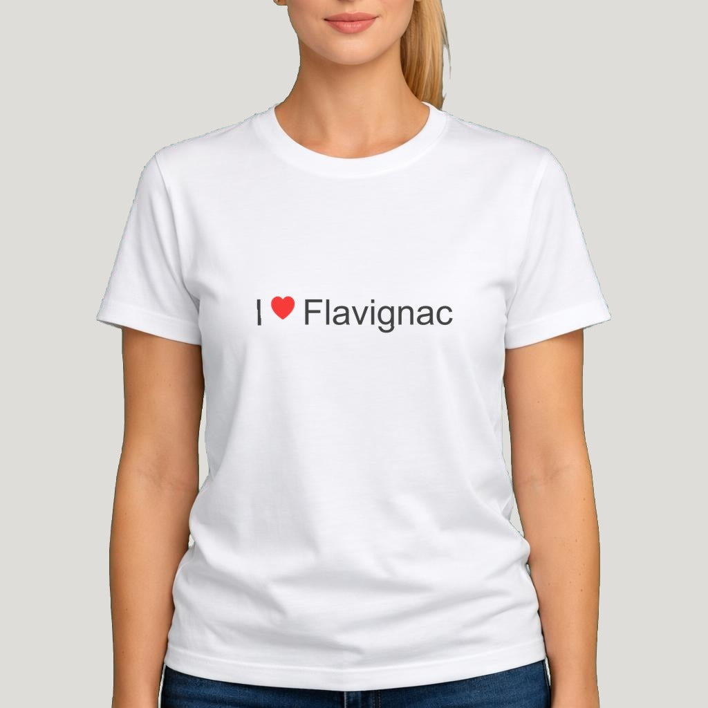 T-shirt I love Flavignac