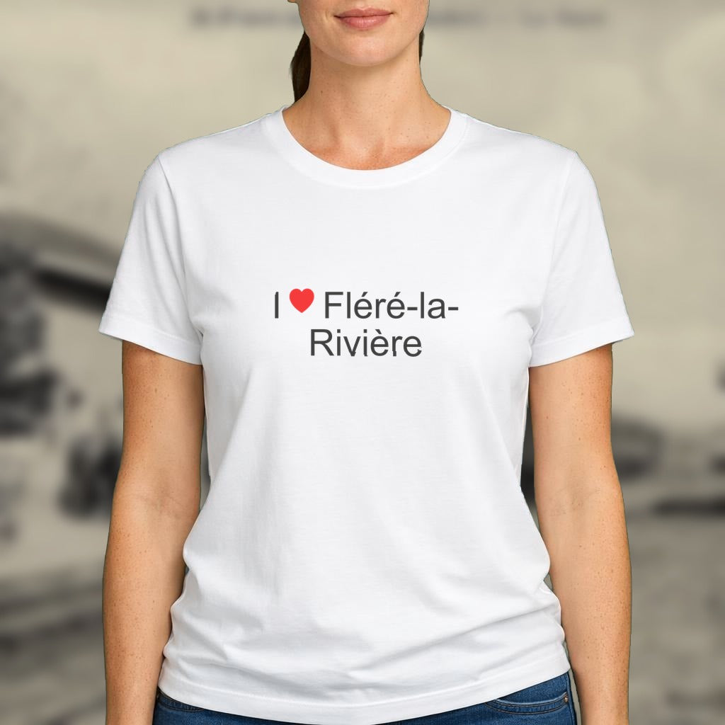 T-shirt I love Fléré-la-Rivière